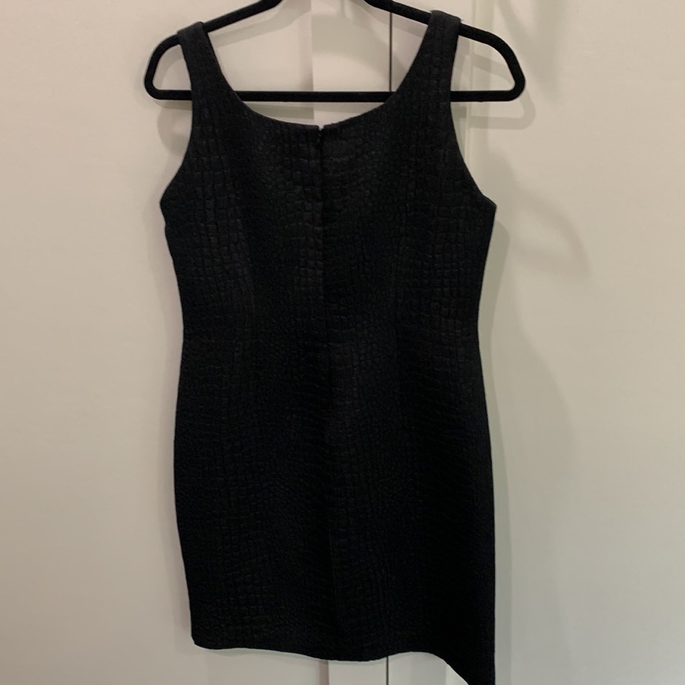 Favorite little black dress. Tahari.  animal print - Picture 2 of 7